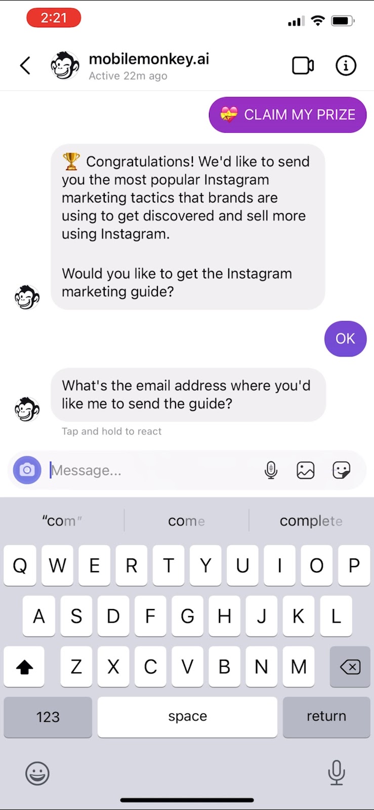 Instagram Story hacks: capture contact info
