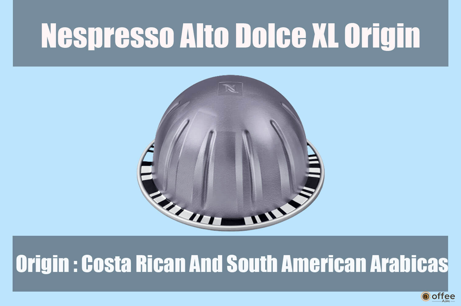 This image illustrates Nespresso Alto Dolce XL's origin for the 