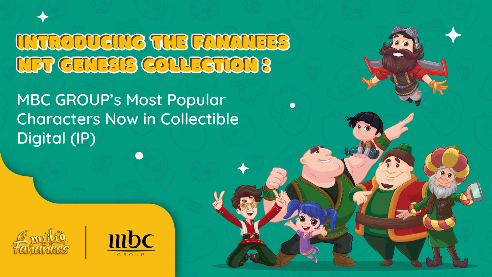 MBC GROUP's Most Popular Characters are now Available via the Fananees NFT Genesis Collection - 1