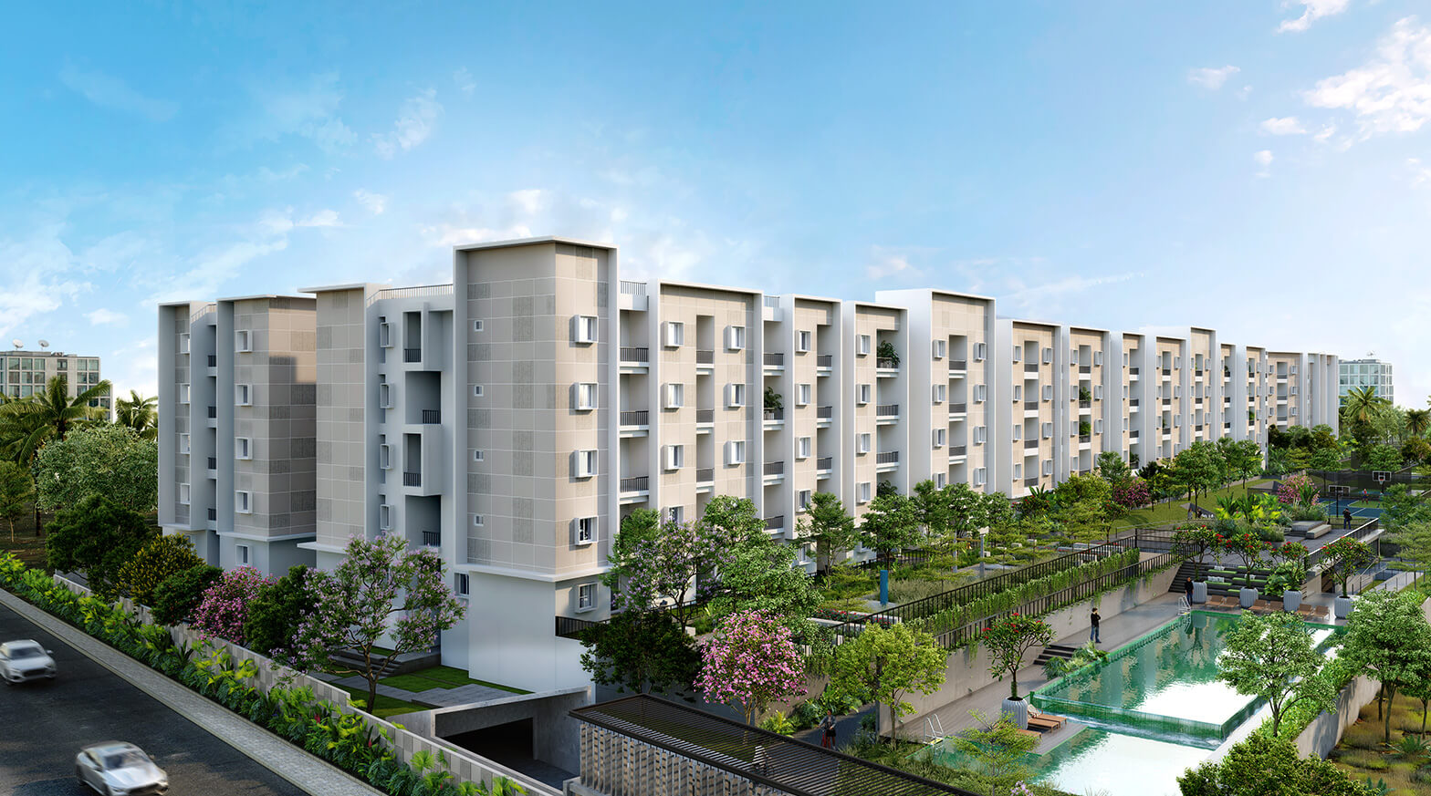 We Accommodates Comfort, Mood, Fancy Premium 2/3 Bhk Apartments in Sarjapur Road Bangalore. Top Credai Builders in Bangalore, 2 & 3 BHK Flats in Sarjapur Road