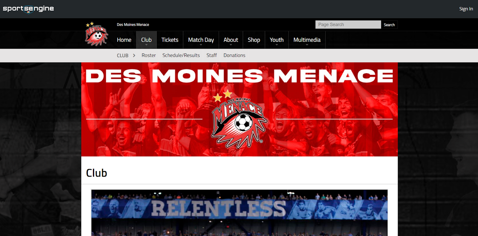 Des Moines Menace Soccer Club
