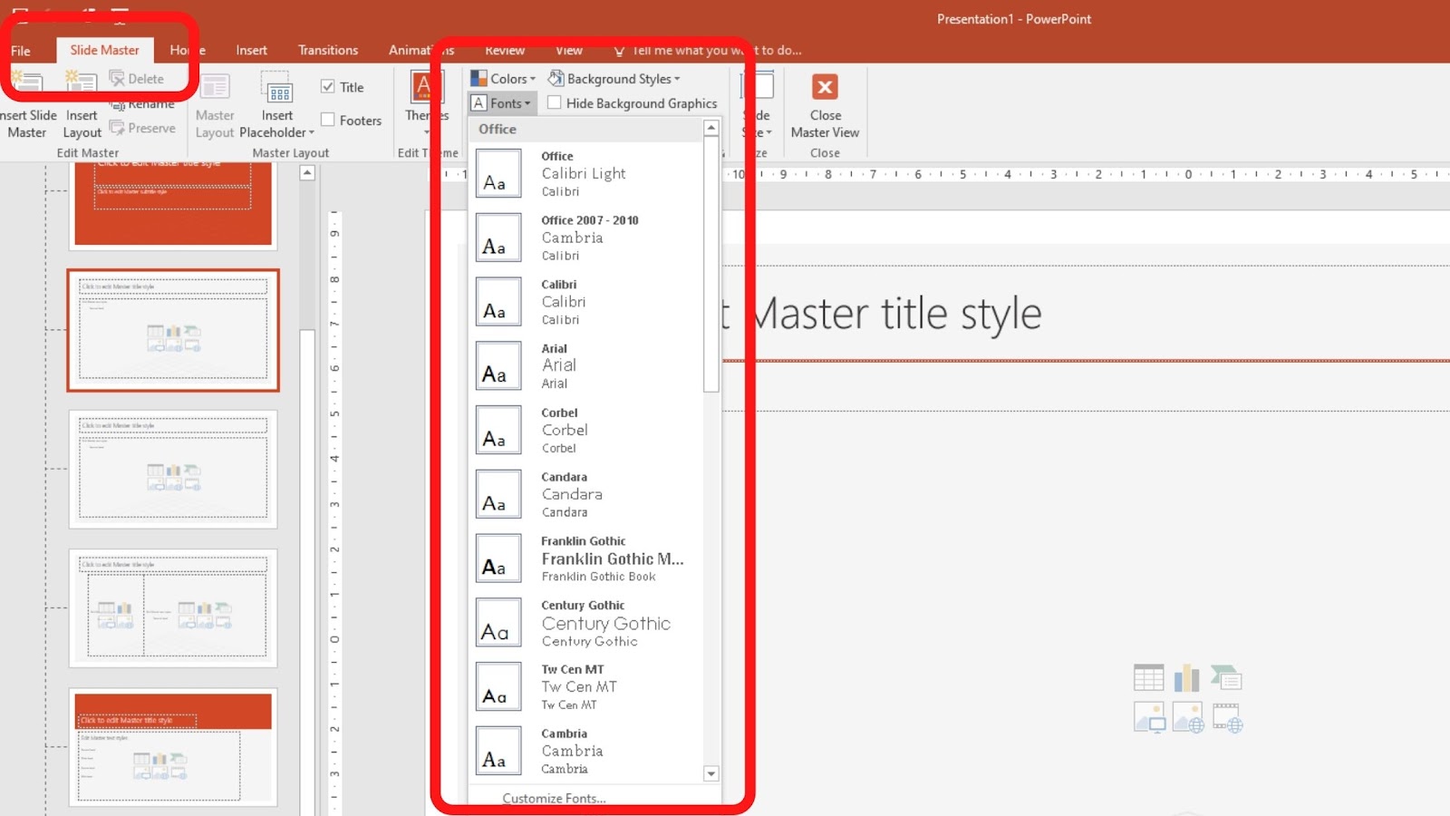 how to save powerpoint presentation with embedded fonts