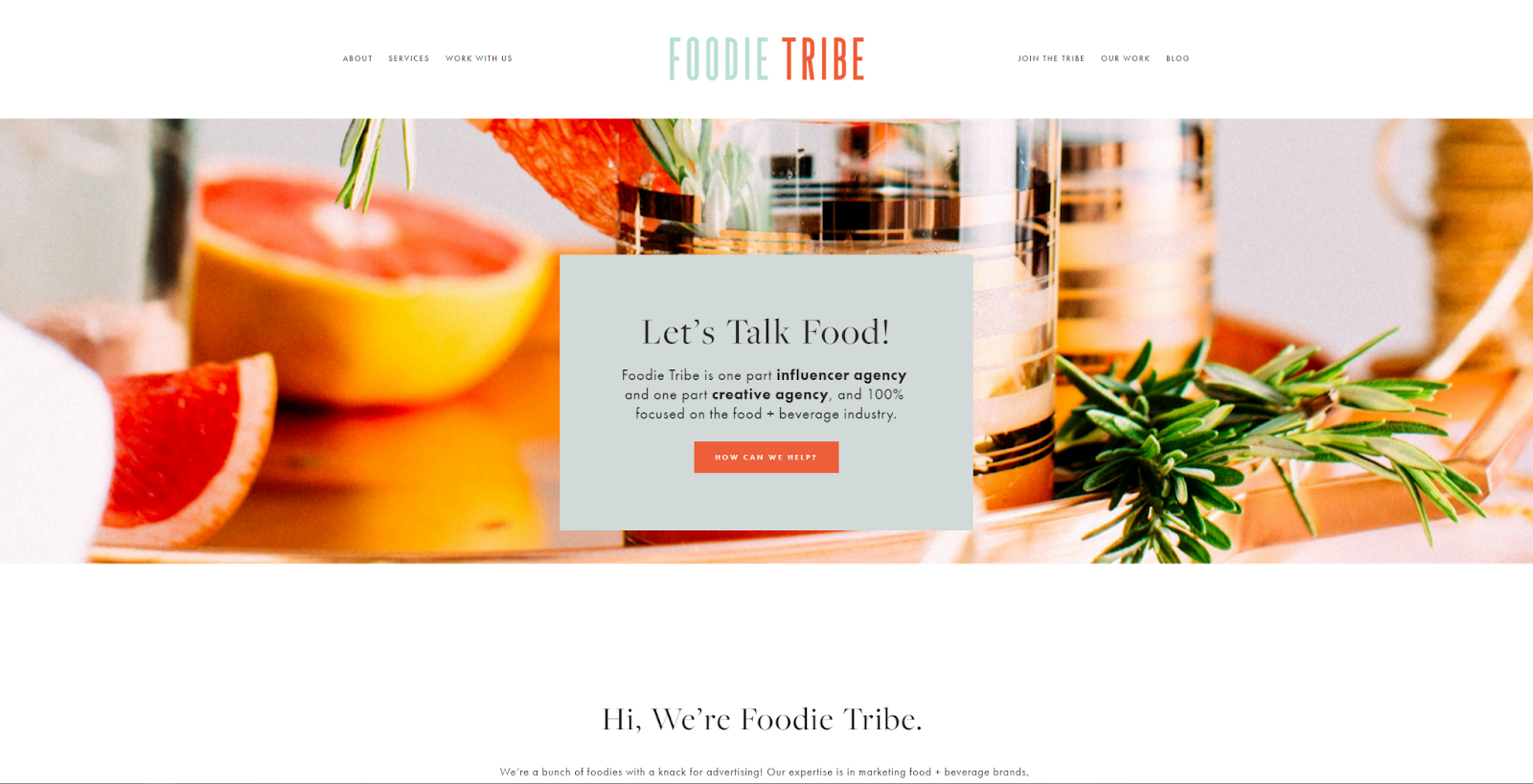 Food marketing agency - foodie tribe