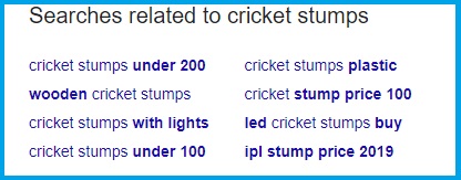 SEARCH RESULTS RELATED TO CRICKET STUMPS