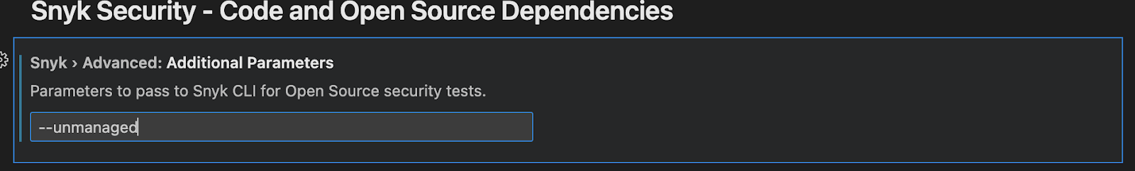 Scan for dependencies