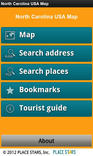 North Carolina USA Offline Map apk