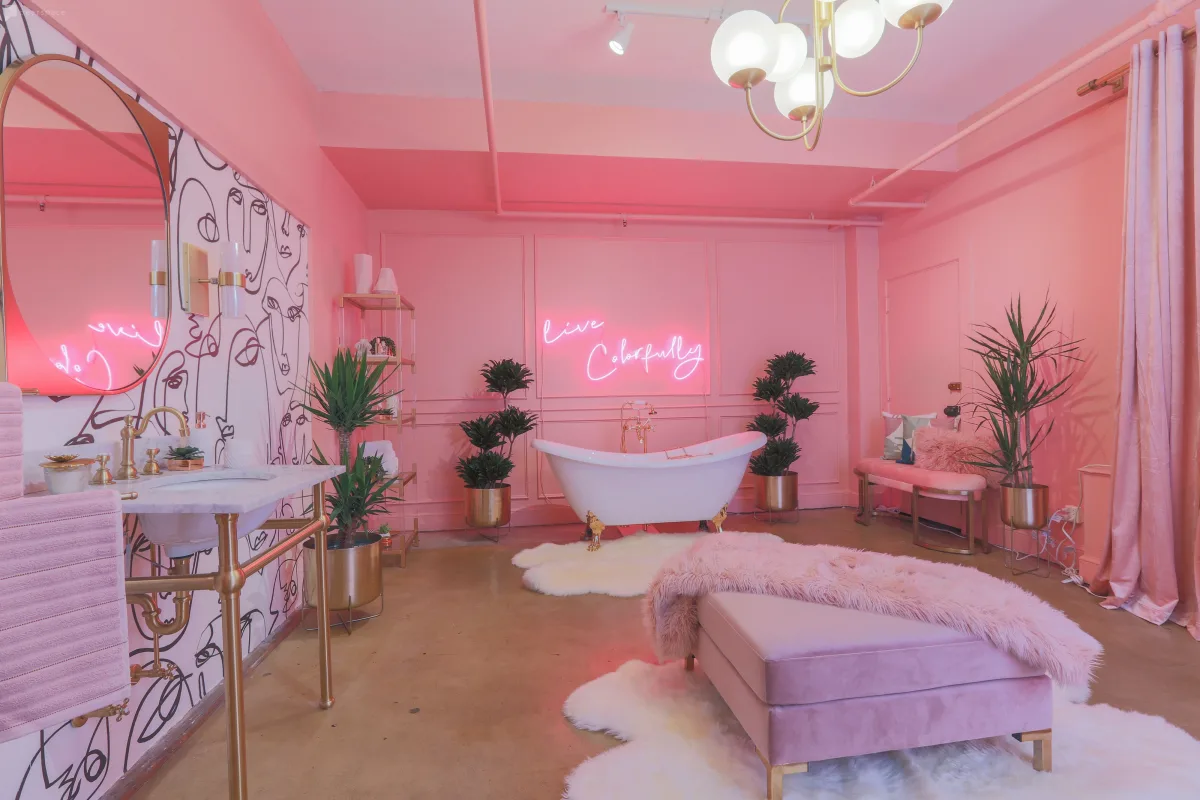 pink loft in LA