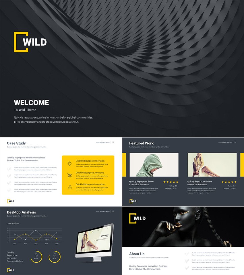 Wild Presentation Awesome Modern PowerPoint Template