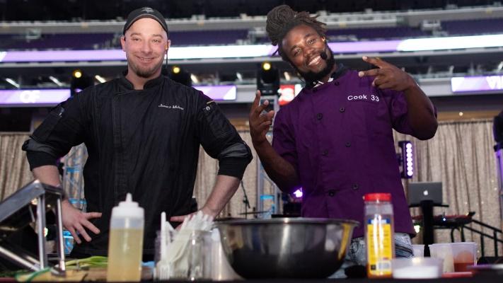 Dalvin Cook Spices Up 1st 'Iron Viking' Contest at Annual Fundraiser