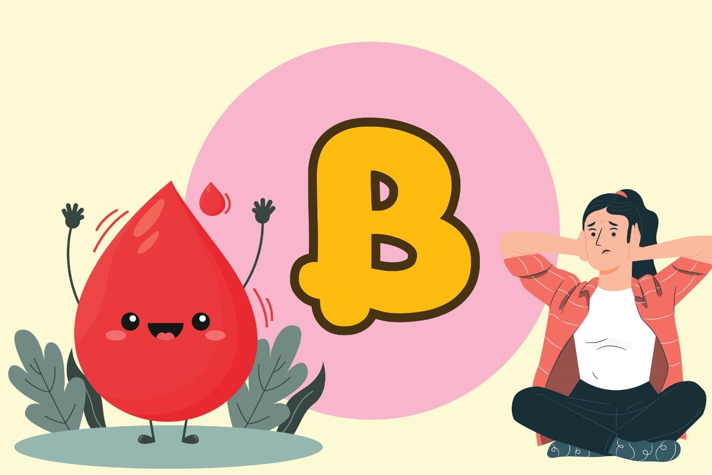 อันดับ 1 กรุ๊ปเลือด B