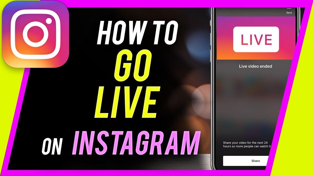 How to go LIVE on Instagram - YouTube