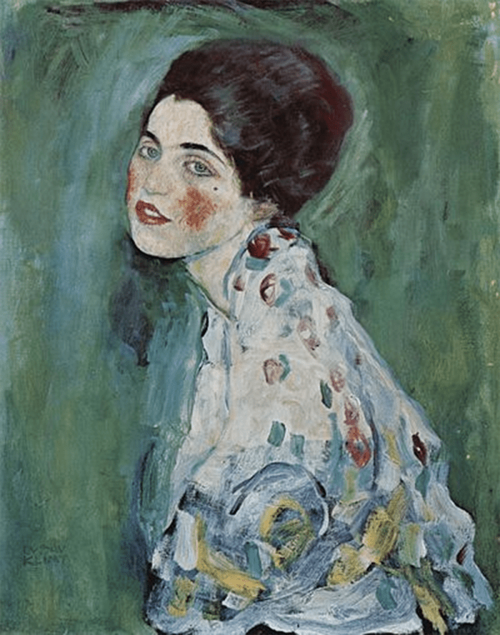 A Portrait of a Young Lady, Gustav Klimt, c. 1916-17 