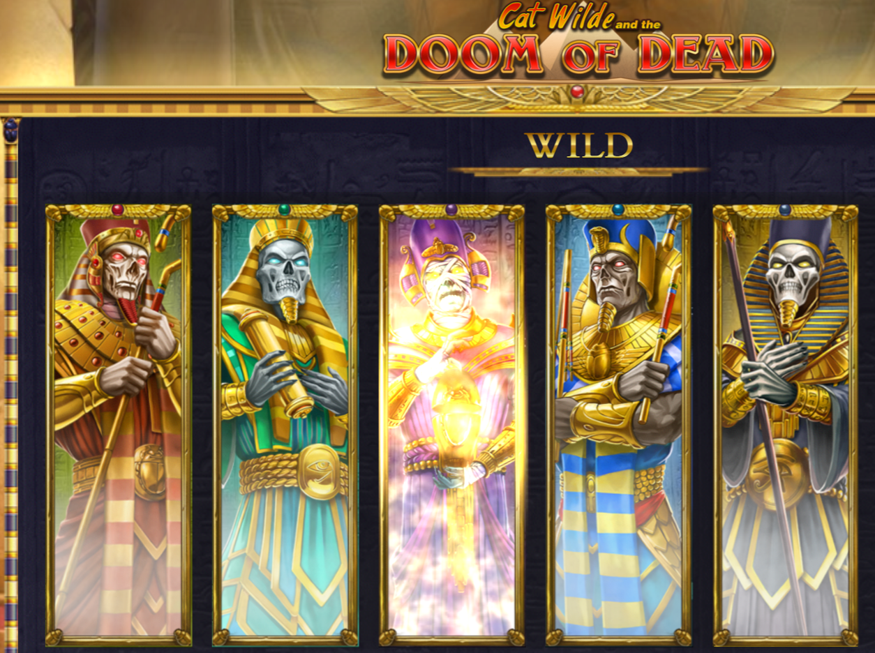 Cat Wilde And The Doom Of Dead is a video slot that you can play at the top online casinos 