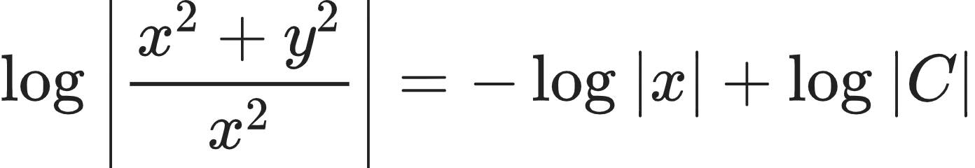 {"font":{"color":"#222222","family":"Arial","size":10},"code":"\\begin{align*}\n{\\log_{}\\left|\\frac{x^{2}+y^{2}}{x^{2}}\\right|}&={-\\log_{}\\left|x\\right|+\\log_{}\\left|C\\right|}\t\n\\end{align*}","id":"16-1-0-0-1-0-1-0-1-1-0-0","type":"align*","ts":1604056983297,"cs":"k/n/6Vy5Nw+RLpDvgxyMpA==","size":{"width":232,"height":40}}