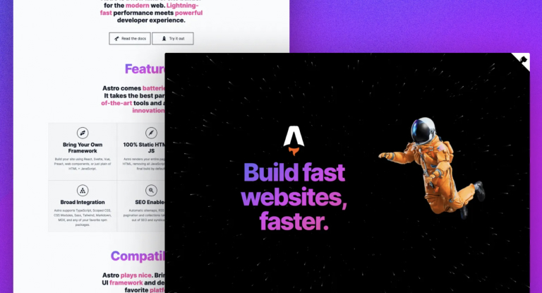 Astro Landing Page