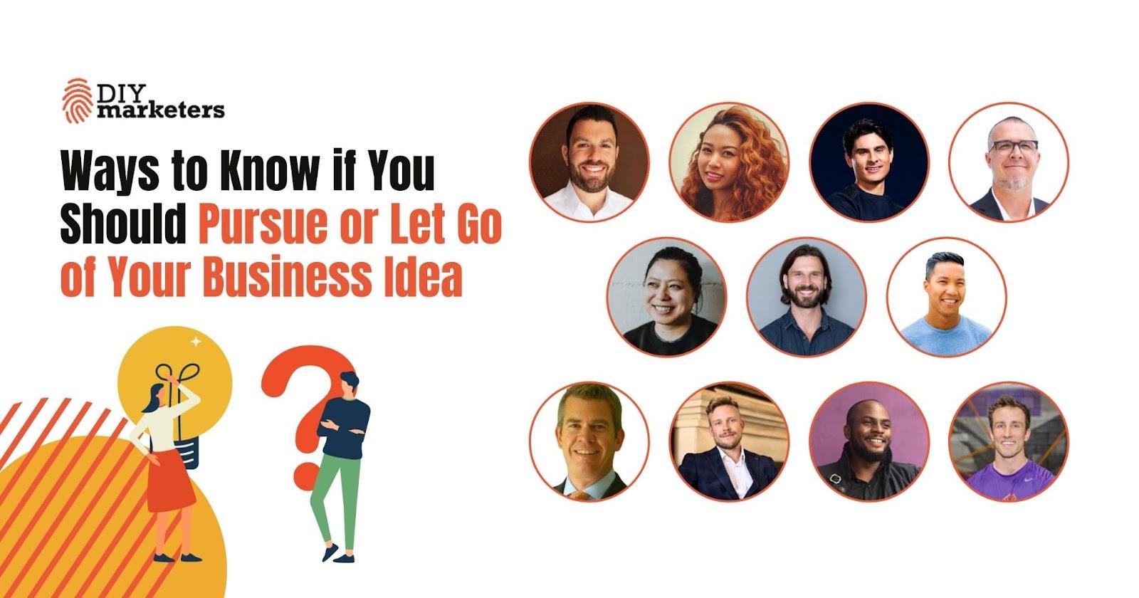 pursue or let go of a business idea
