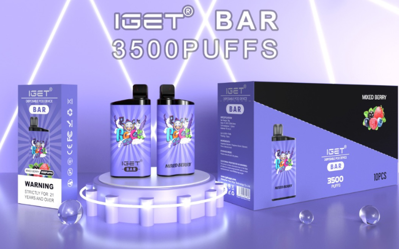The IGET bar has a long battery life.