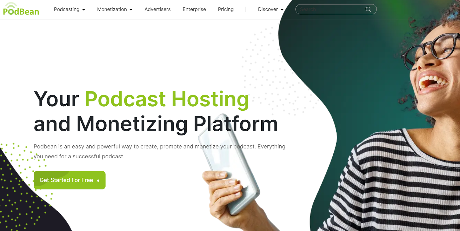 PodBean can assist with hosting and monetizing your podcast.