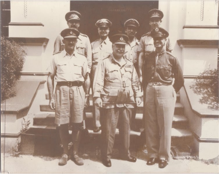 World War II officers at Nyrambla