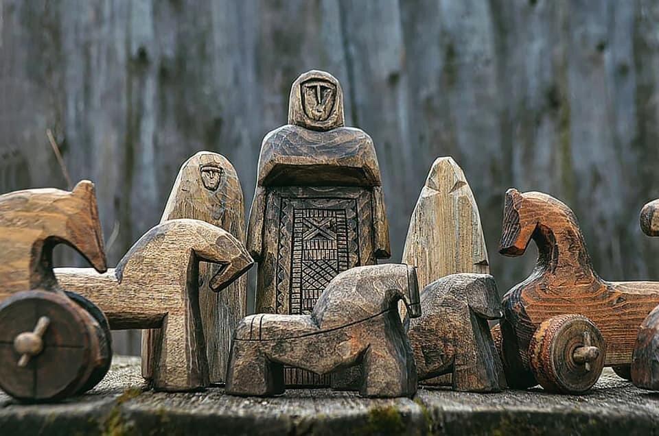📕📒 Панка - древняя плотницкая игрушка русского Севера