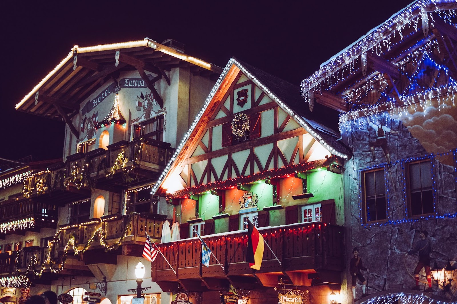 Bavarian-style villages