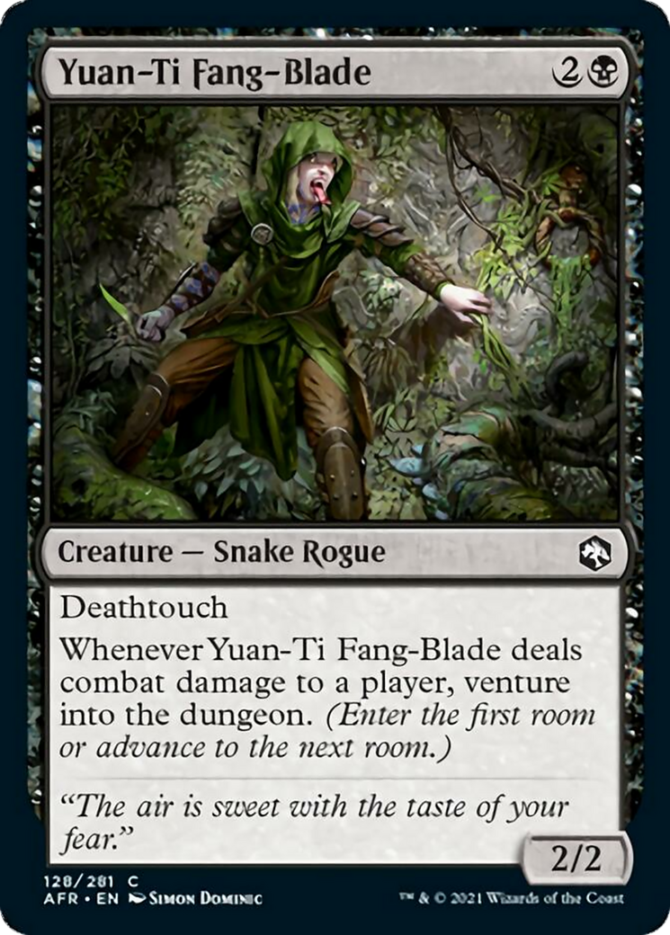 Yuan-Ti Fang Blade MTG Card