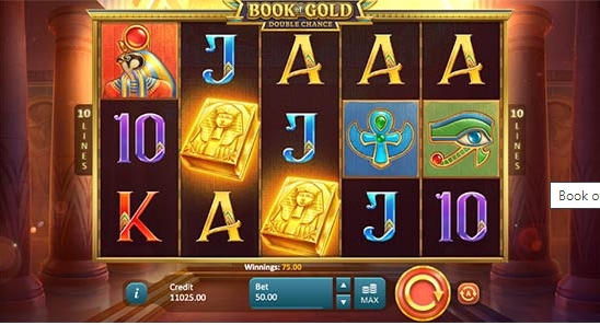 book of gold: double chance slot screenshot
