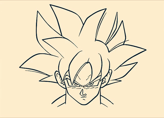 50 Desenhos do Goku Fácil e Prontos para você Imprimir e colorir