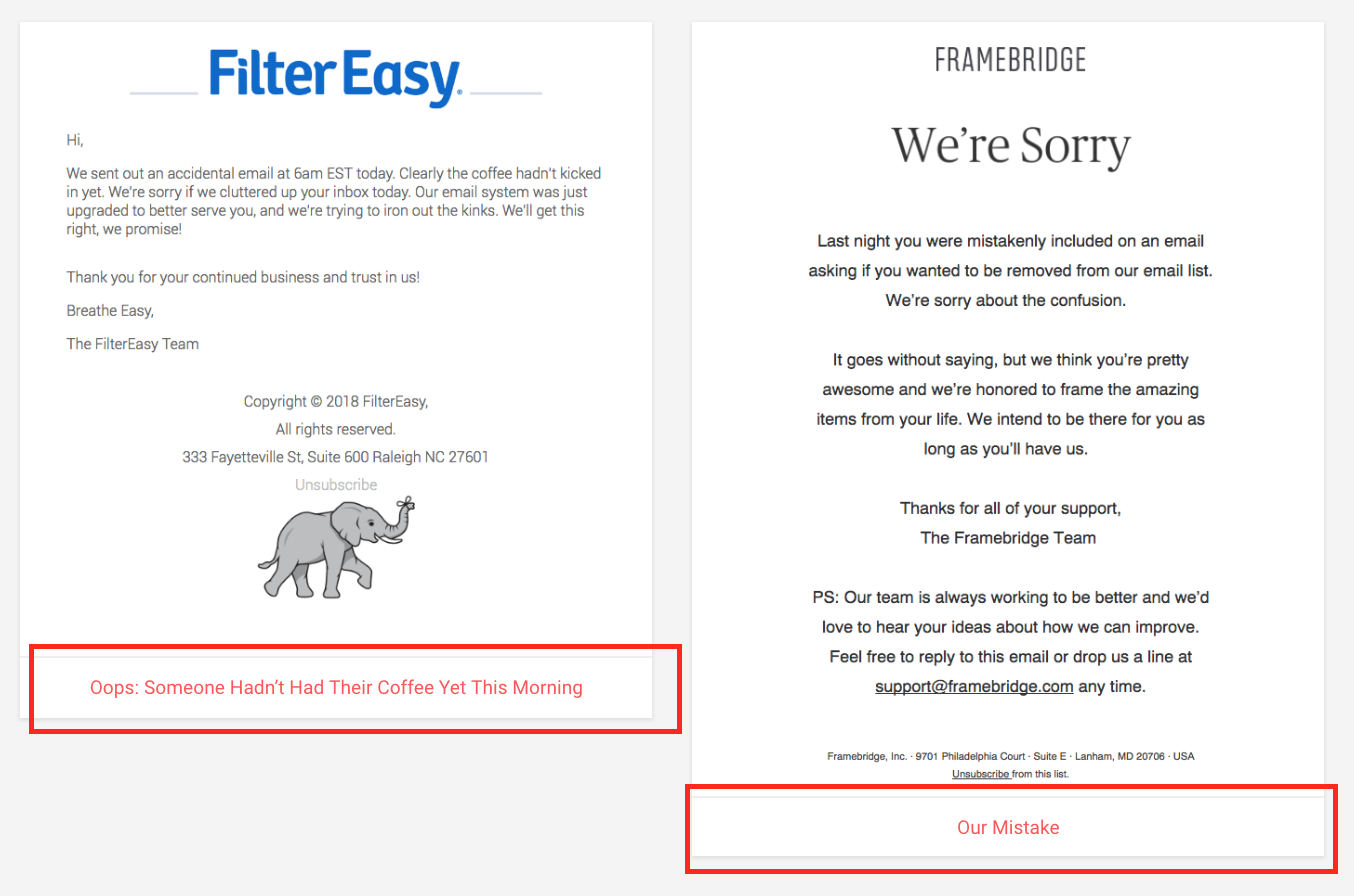 Email Subject Line Examples