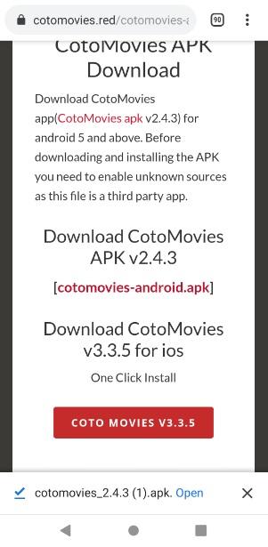 download cotomovies apk android