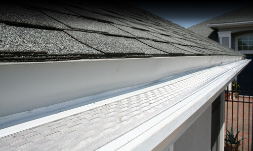 Seamless Gutters - house roof flat gutter