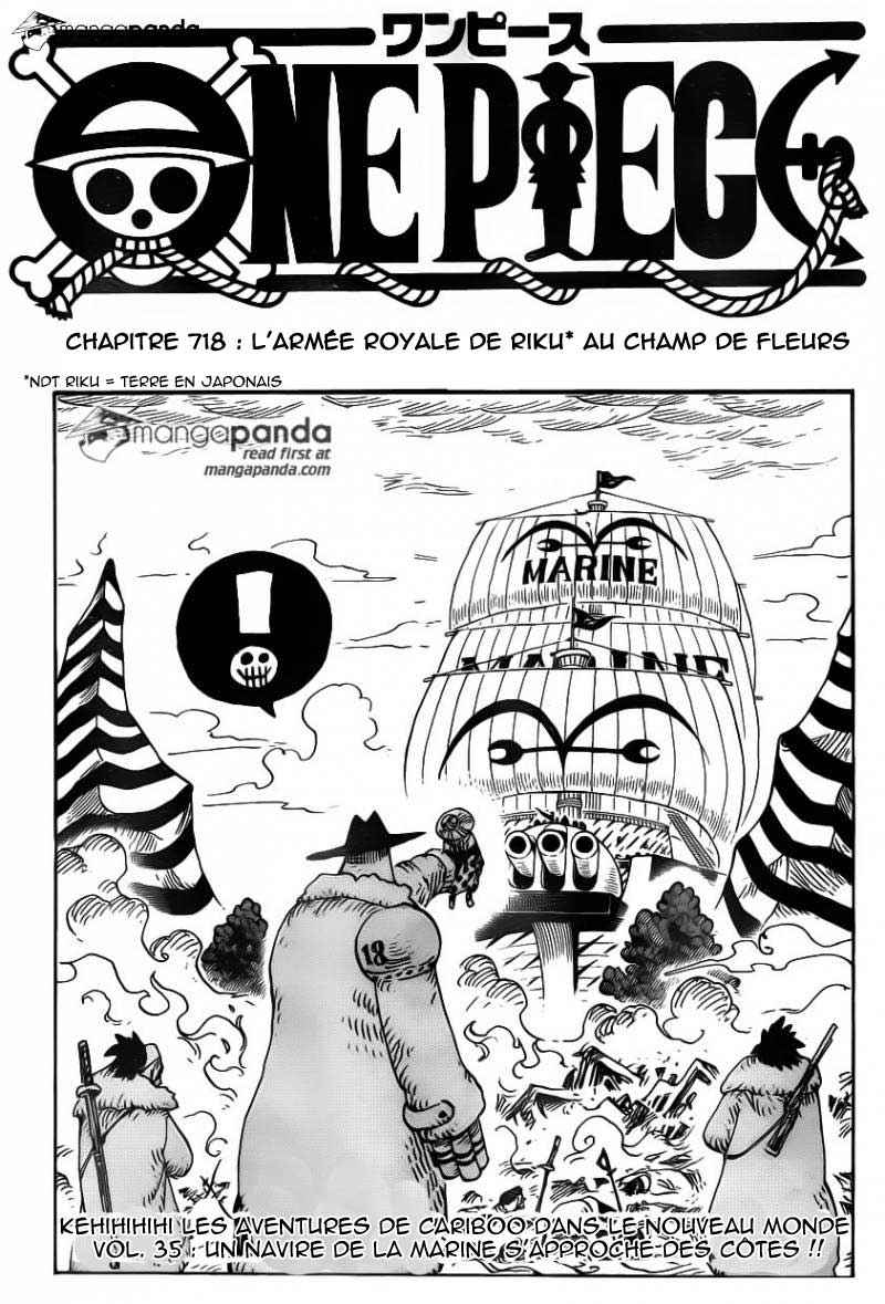 One Piece Chapitre 718 - Page 2