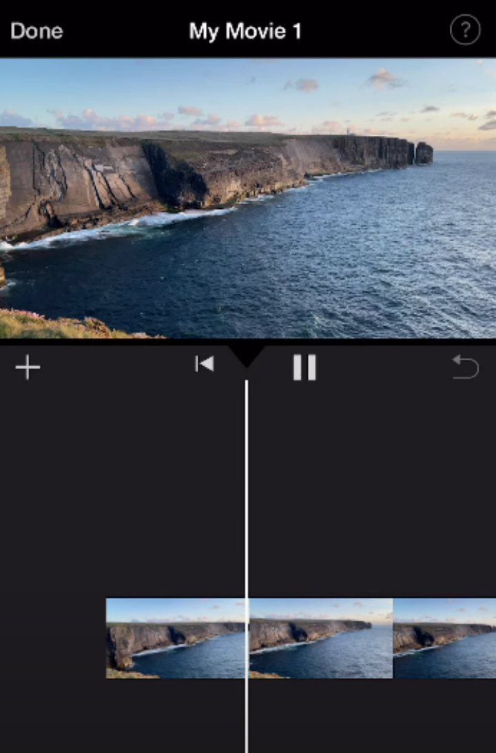 Add Video iMovie