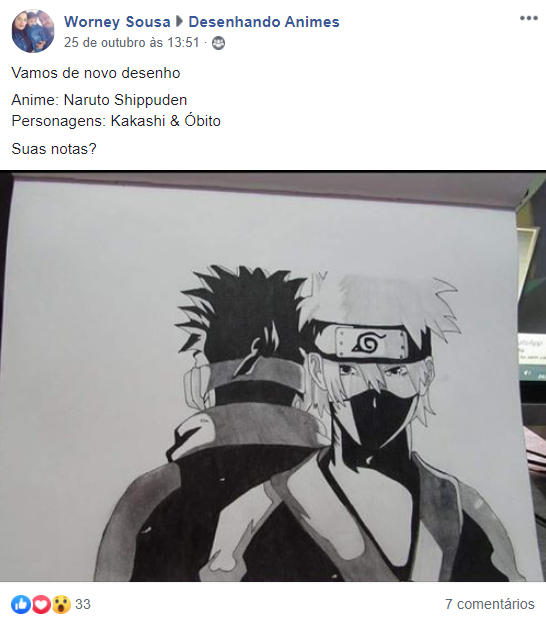 Curso de Desenho Como Desenhar Melhor  Kakashi desenho, Anime naruto,  Anime chibi