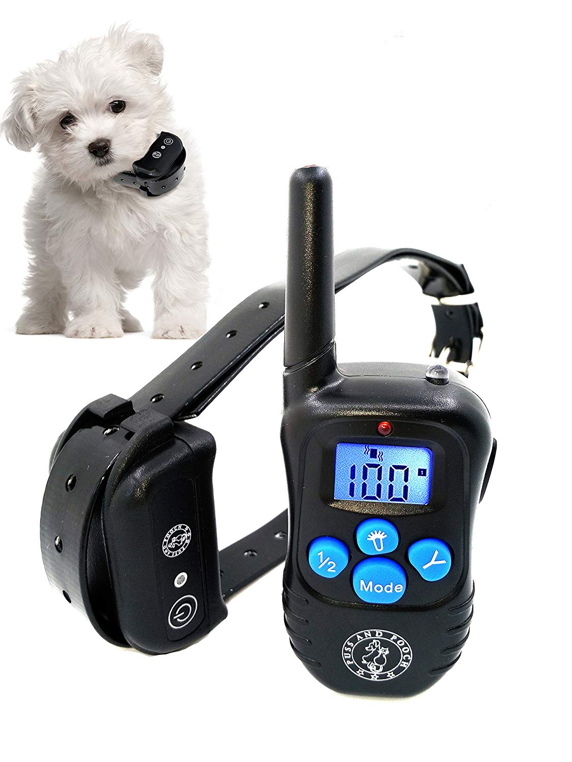 BEST Dog Training Bark Collar Remote 30 Meter Shock Collar w Humane