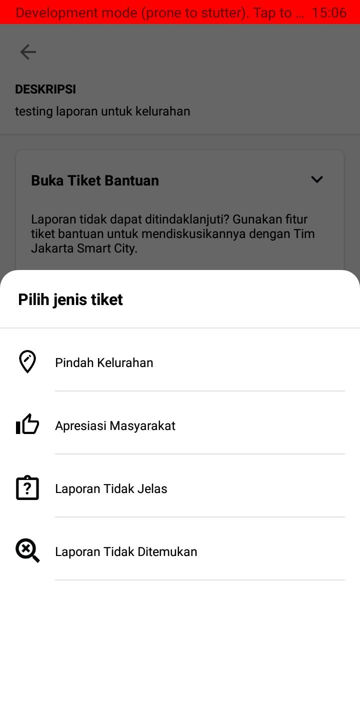 Tampilan layar Cepat Respon Masyarakat (CRM), sistem integrasi kanal aduan Pemprov DKI Jakarta