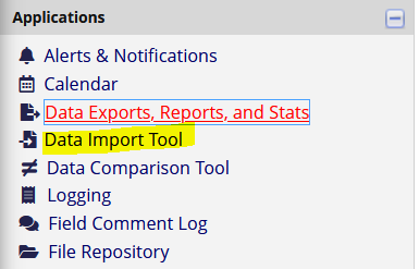 Data Import Tool - Using REDCap - Research Guides at Temple University