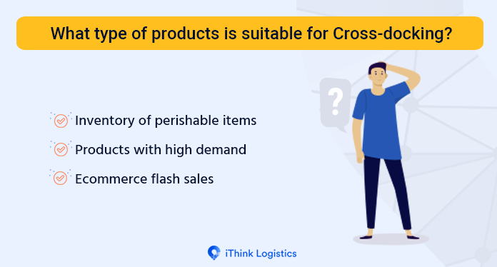 What type of products is suitable for Cross-docking?
