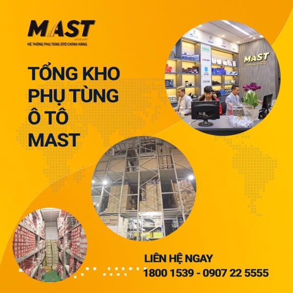 Mua phụ tùng ô tô chính hãng MAST                       	
