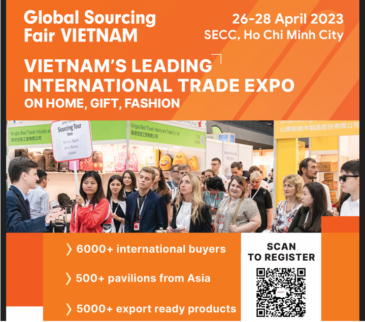 International Trade bridge at global sourcing fair Vietnam