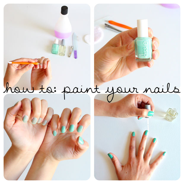 Picture of how to paint your nails