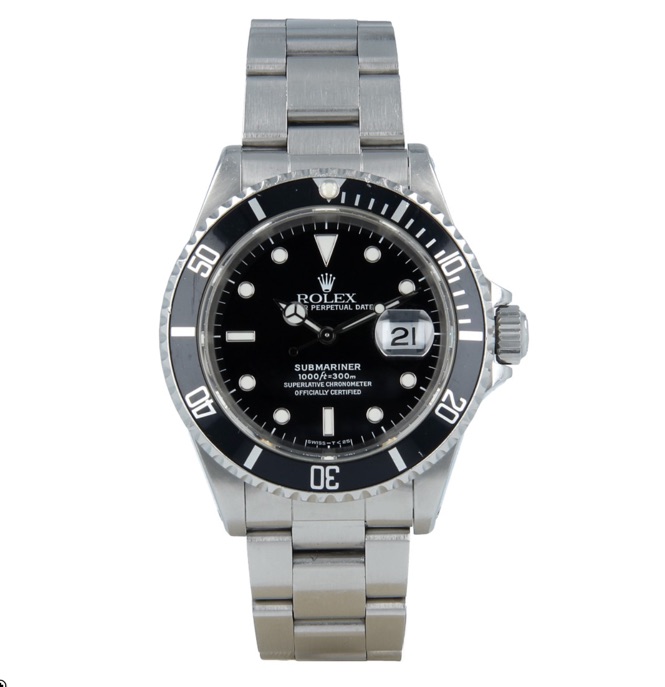 Rolex Submariner Date 16610 TRITIUM - 40mm Dive Watch