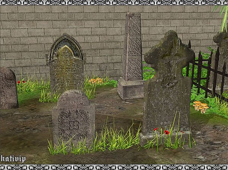 Graveyard Set for Sims 4