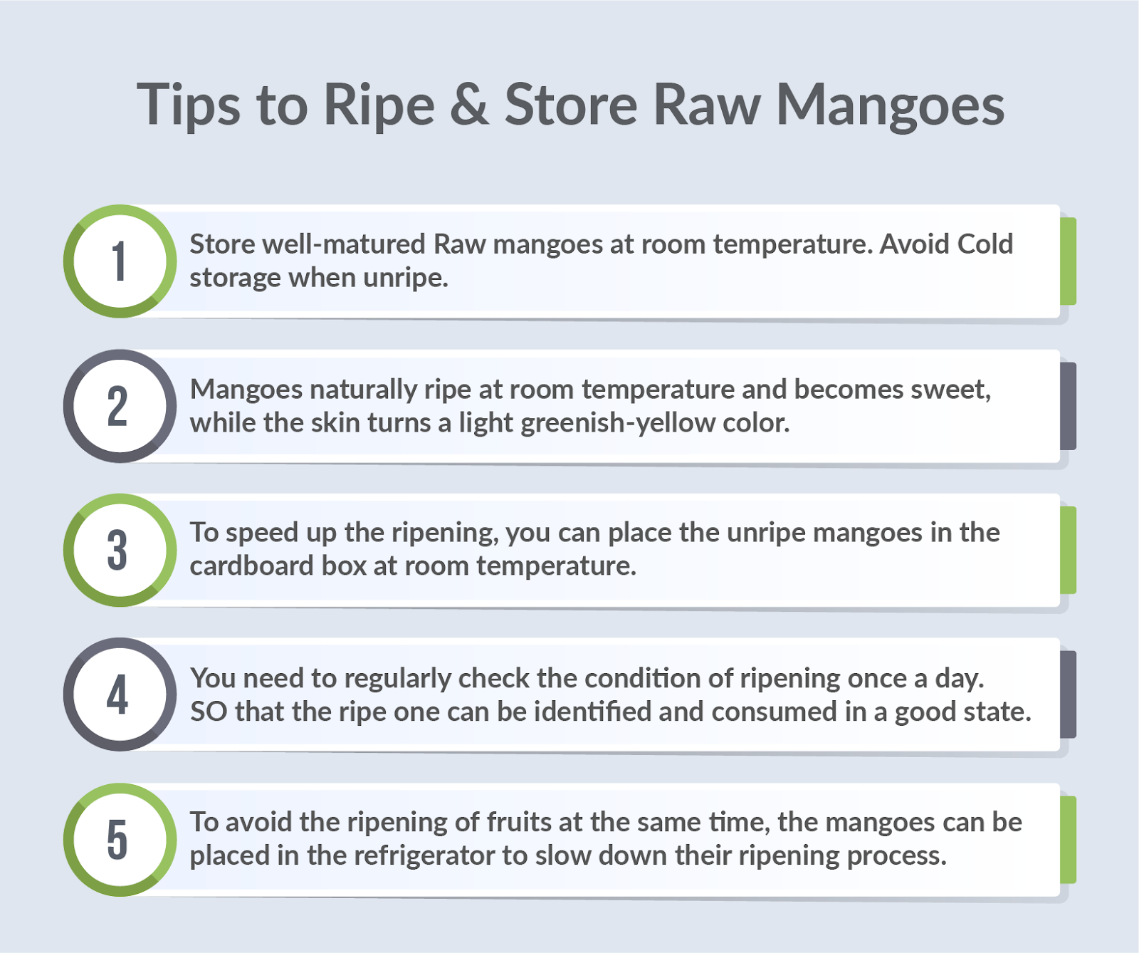 Tips to Ripe & Store Raw Mangoes - Ansio Fresh Online Grocery store in Chennai