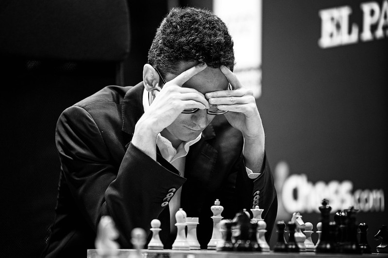International Chess Federation on X: 16-year-old Gukesh D wins once again,  beating the world's #5 Fabiano Caruana with the black pieces, and has 8 out  of 8 now!😮 #ChessOlympiad  / X