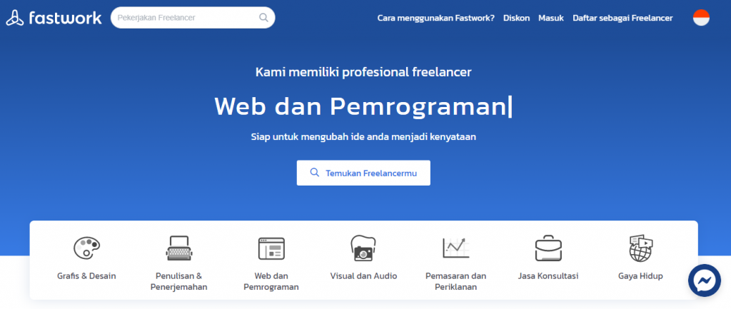 Situs freelance indonesia, Fastwork