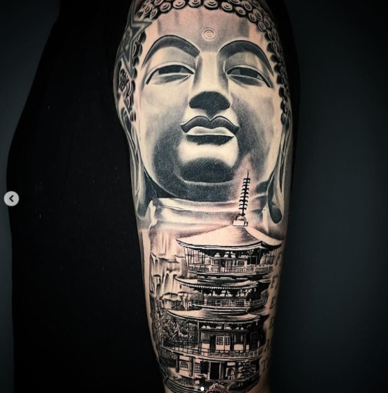 Decent Buddha Tattoo Design