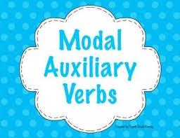 Image result for modal auxiliary verbs