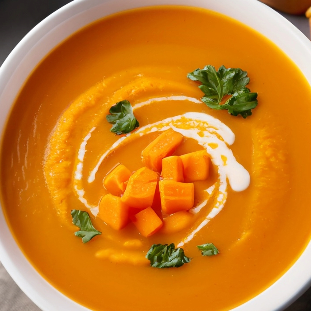 sweet potato carrot soup recipe