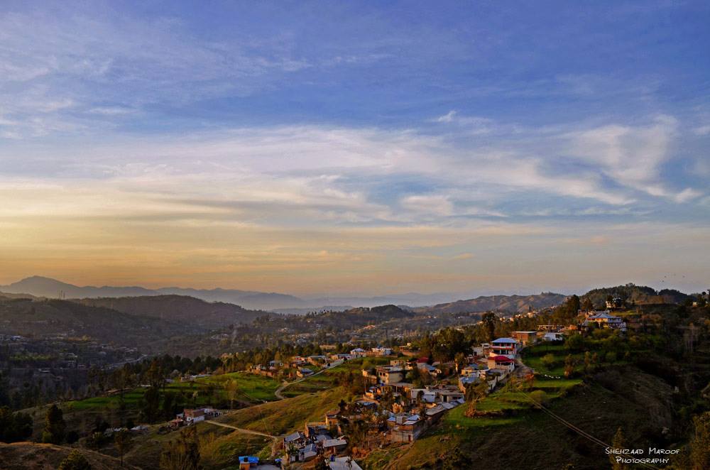 View of Abbottabad City - Scenic Views of Shimla Hill Abbottabad